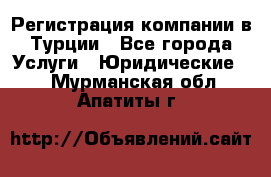 Регистрация компании в Турции - Все города Услуги » Юридические   . Мурманская обл.,Апатиты г.